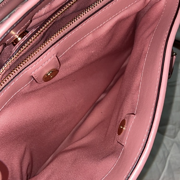 RARE nwot Coach Sage Carryall Quilted pink crossbody satchel bag F73062 - Picture 15 of 15